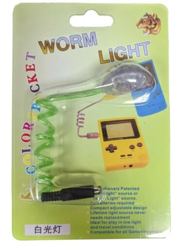 Game boy color and pocket - boy, worm